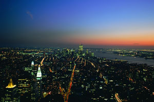 绚丽多彩的城市夜景