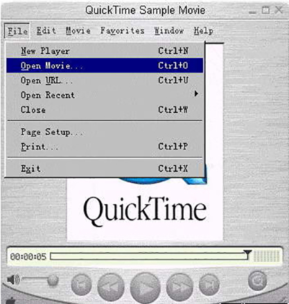 Quicktime player