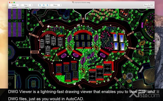 DWG Viewer for Mac(dwg文件查看器) v1.2.4 官网最新版截图1