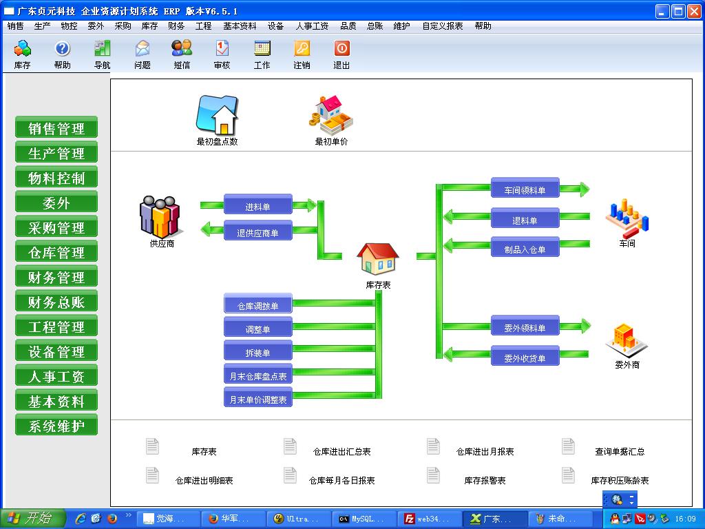 贞元增上ERP贸易进销存 v6.5.1截图1