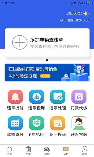 123123违章查询交费精简版截图1